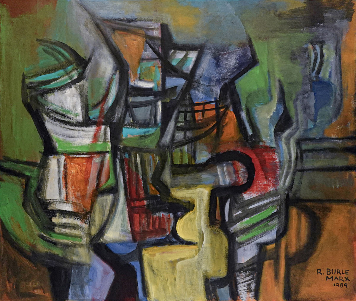 Roberto Burle Marx - Composição abstrata