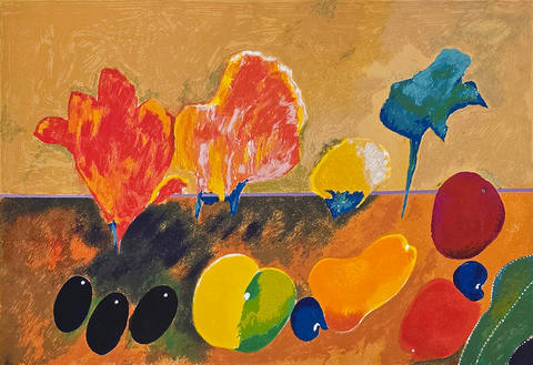 Flores e frutas