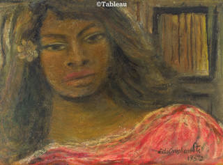 Emiliano di Cavalcanti - Mulata de Rosa