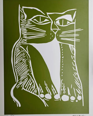 Aldemir Martins - Gato Verde