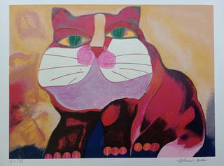 Aldemir Martins - Gato Vermelho
