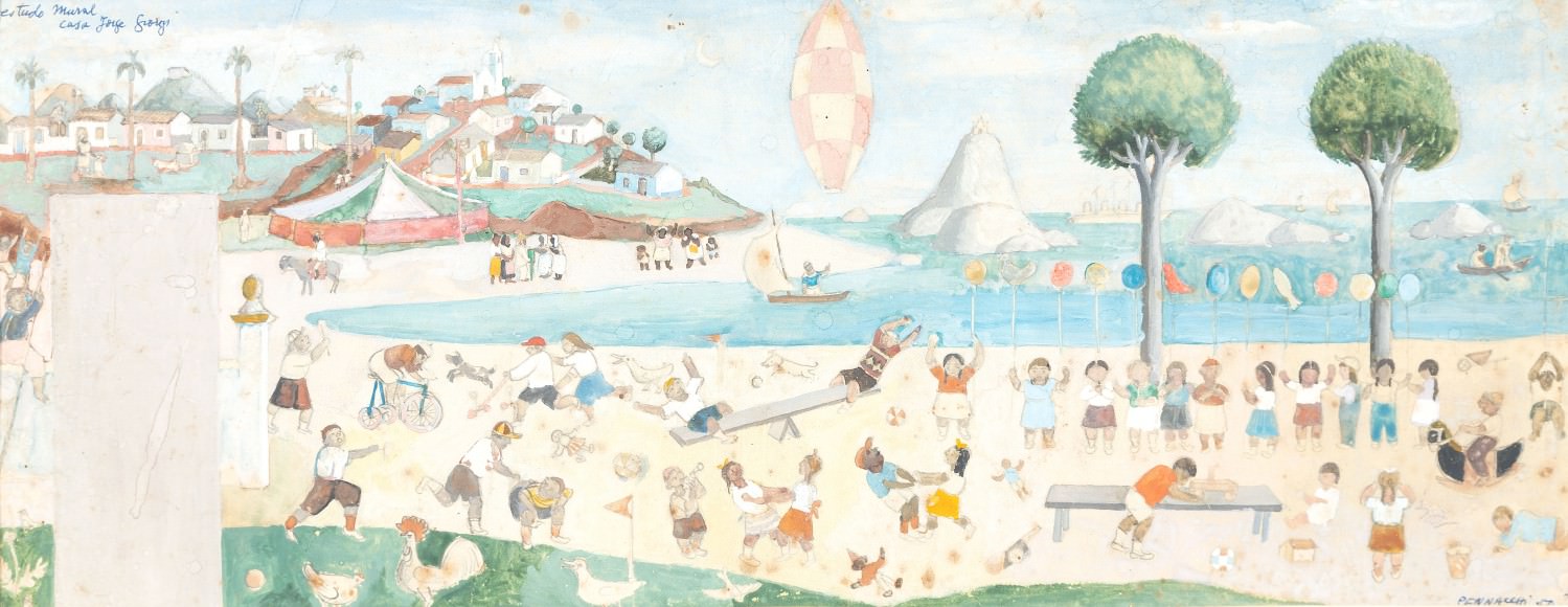 Projeto de Afresco, Mural Mundo da Criança