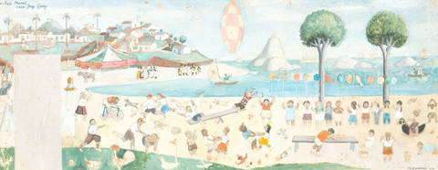 Projeto de Afresco, Mural Mundo da Criança
