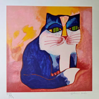 Aldemir Martins - Gato Azul