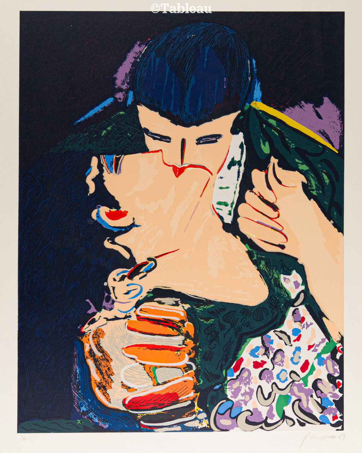 Rubens Gerchman - O beijo