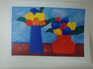Aldemir Martins - Vasos com flores