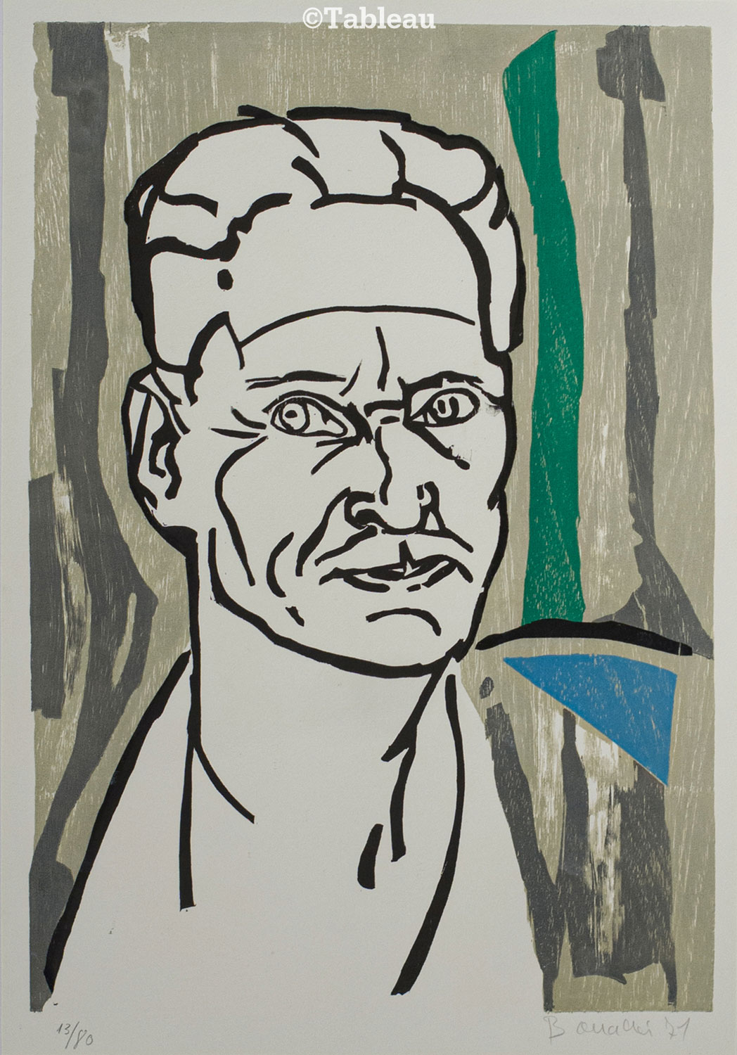 Aldo Bonadei - Auto retrato