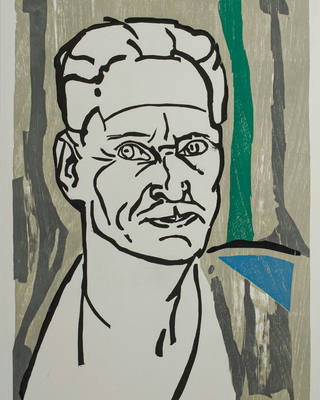 Aldo Bonadei - Auto retrato