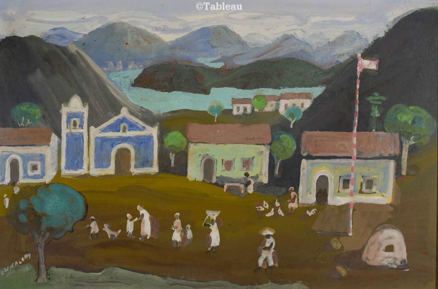 Fulvio Pennacchi - Morros com aldeia