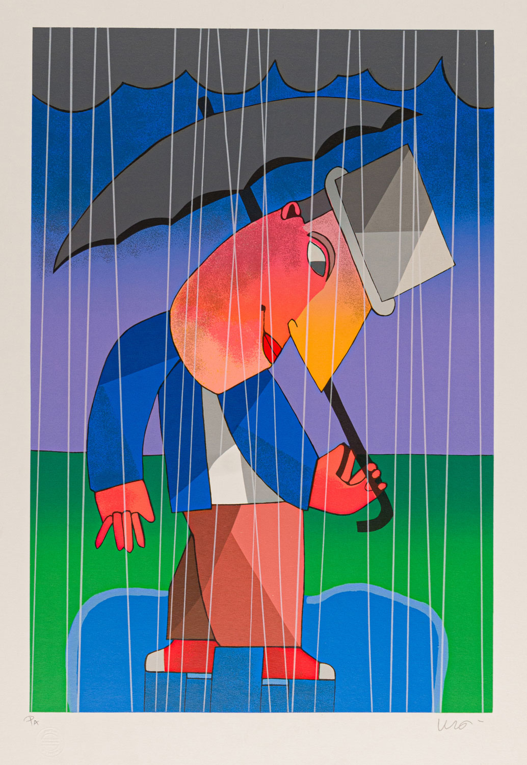 Na chuva