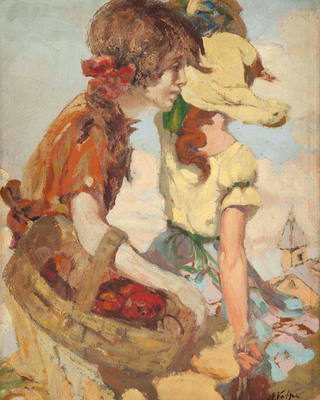 Alfredo Volpi - Meninas