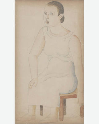 Emiliano di Cavalcanti - Figura feminina, década de 20