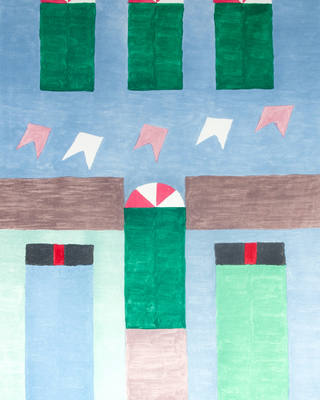 Alfredo Volpi - Fachada Com Bandeirinhas