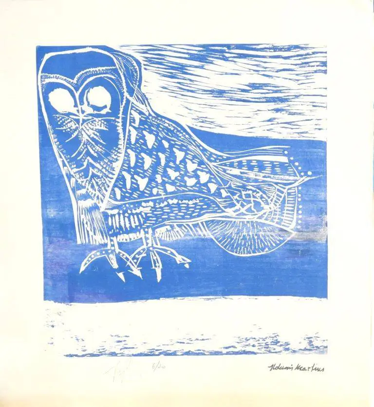 Aldemir Martins - Coruja Azul