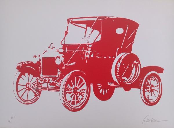 Kleber Ventura - Carro antigo vermelho