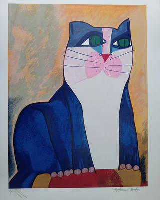 Aldemir Martins - Gato Azul