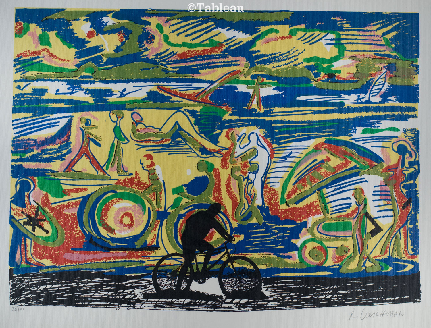 Rubens Gerchman - Na praia