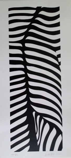 Abstrato em preto e branco