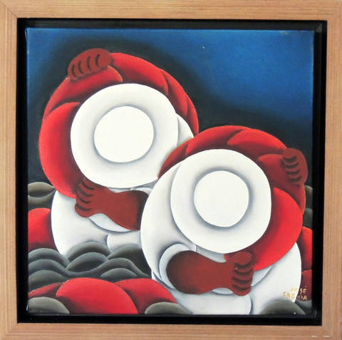 José Sabóia – Pescadores – Ast – 30 X 30 cm