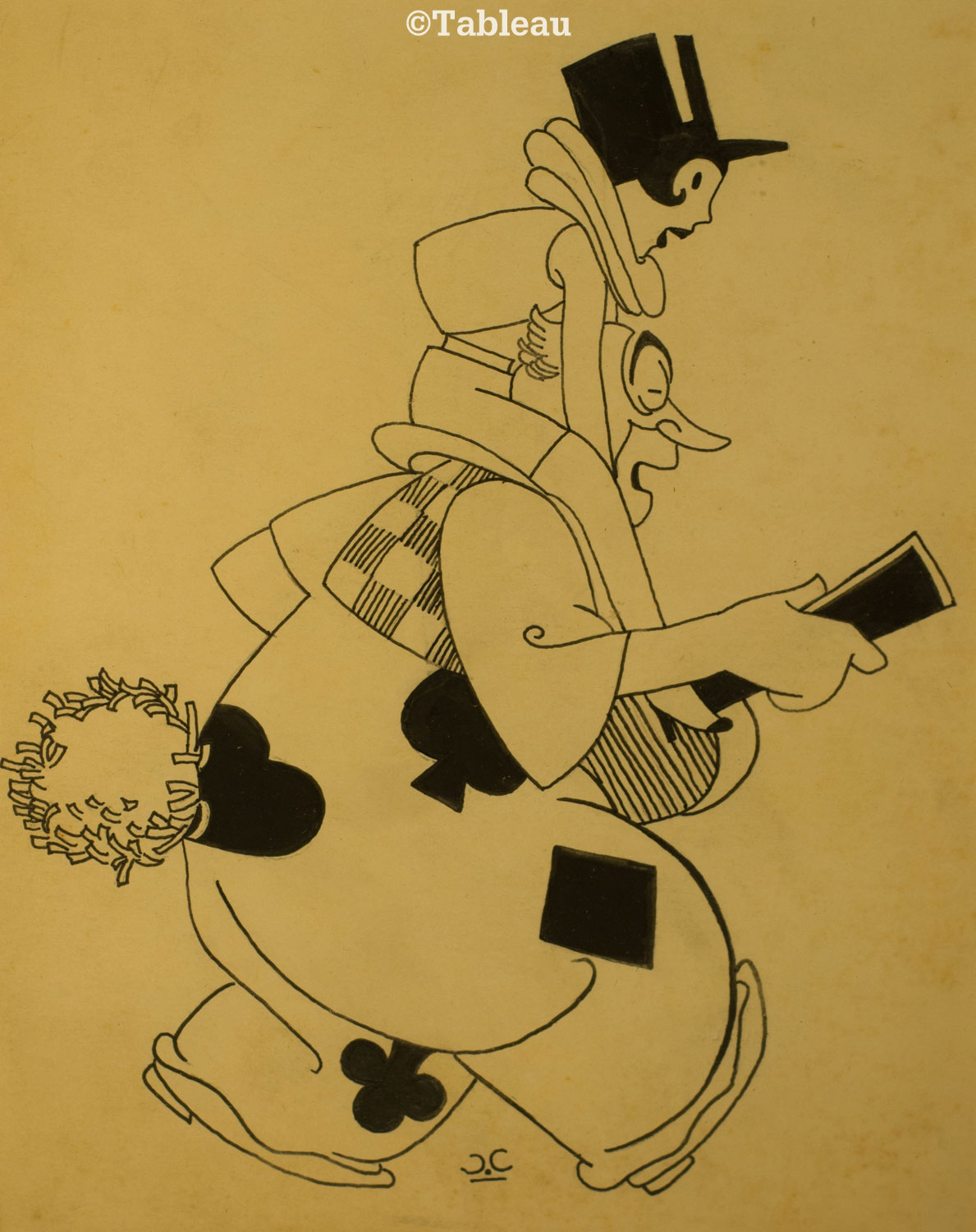 J. Carlos - Personagens do circo