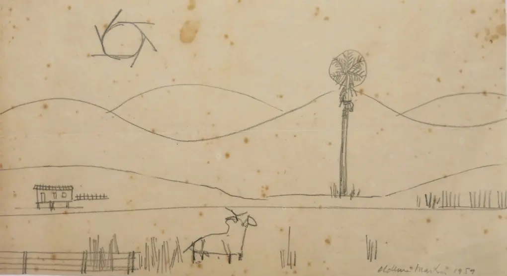 Aldemir Martins - Paisagem