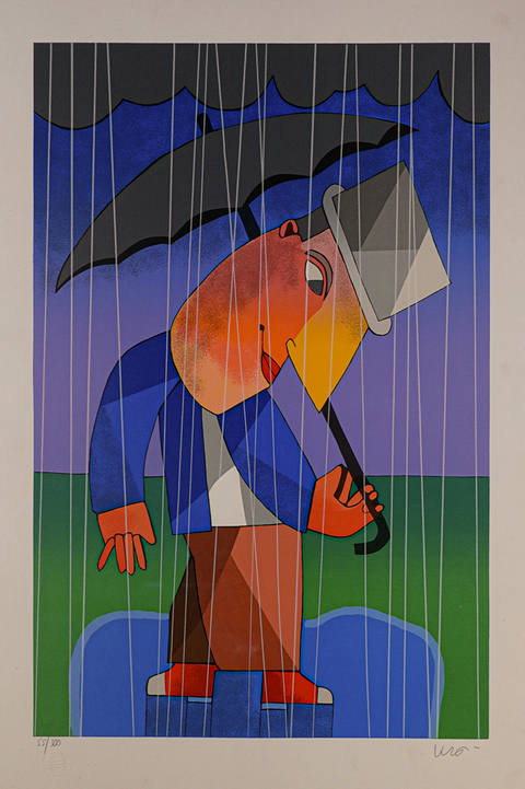 Na chuva
