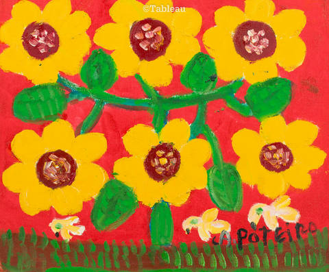 Flores e pássaros
