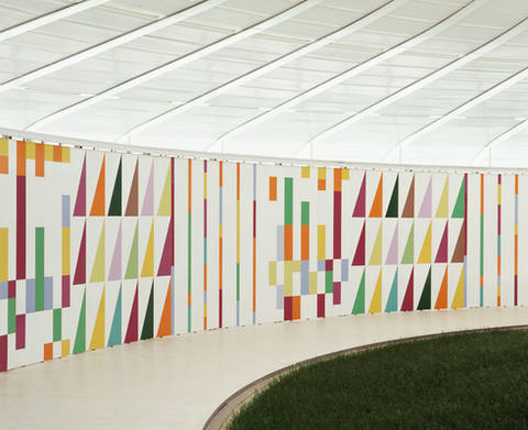 painel de madeira pintada