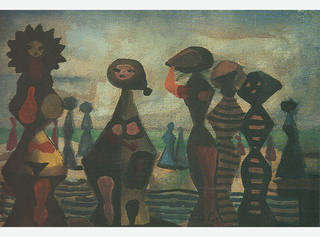 Emiliano di Cavalcanti - Figuras na praia