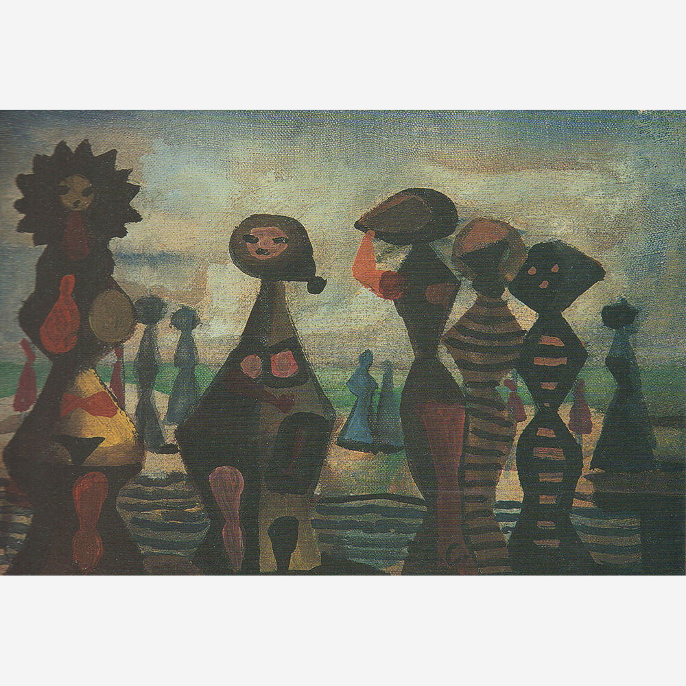 Figuras na praia