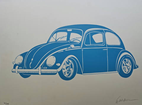 Fusca Azul
