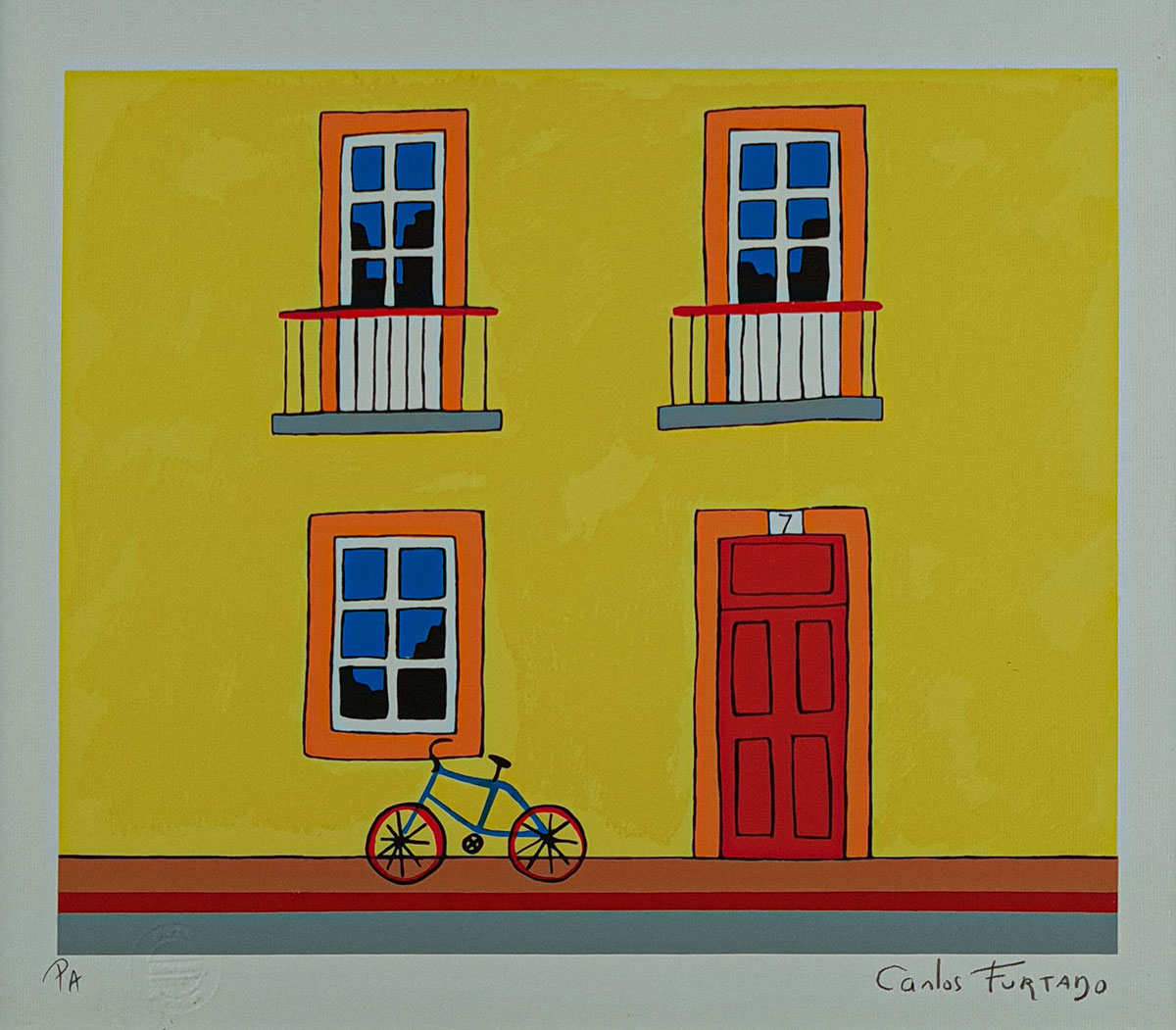 Carlos Furtado - Fachada amarela