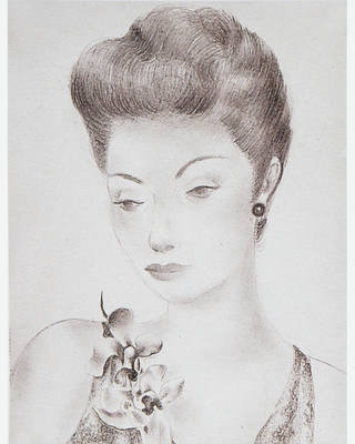 Emiliano di Cavalcanti - Retrato de Noêmia Mourão