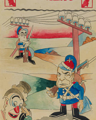 J. Carlos - Capa da revista "o malho"