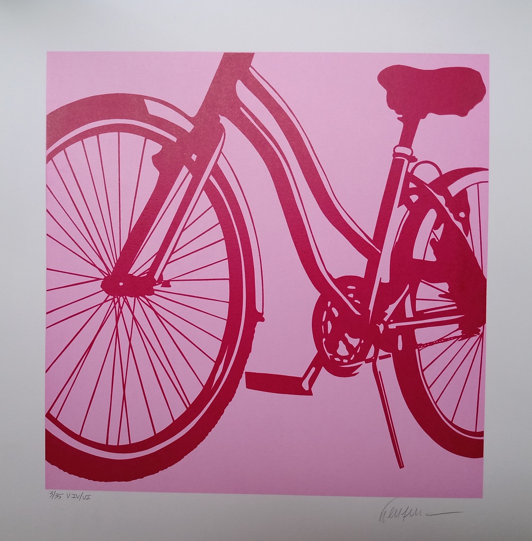 Bicicleta rosa