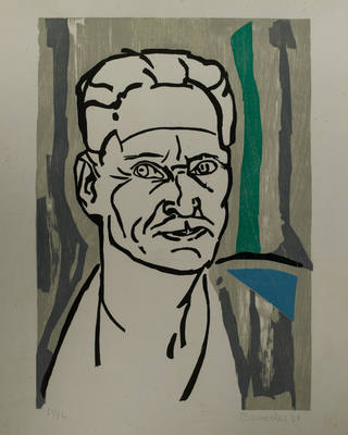 Aldo Bonadei - Autorretrato