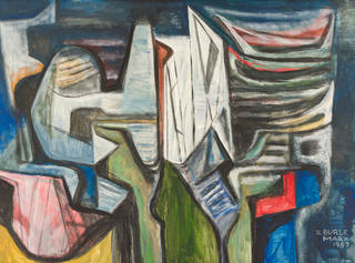 Roberto Burle Marx - Composição abstrata