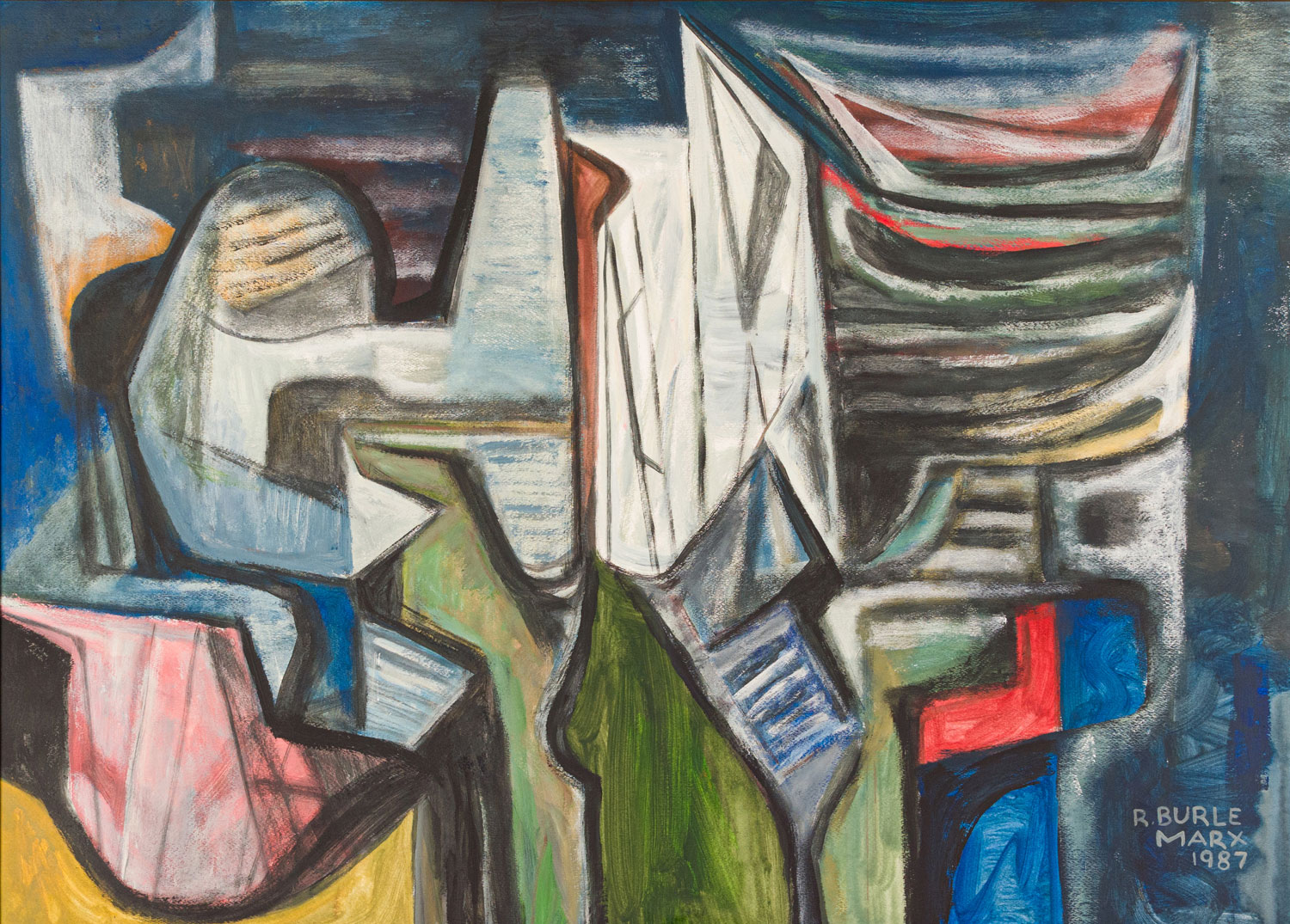 Roberto Burle Marx - Composição abstrata