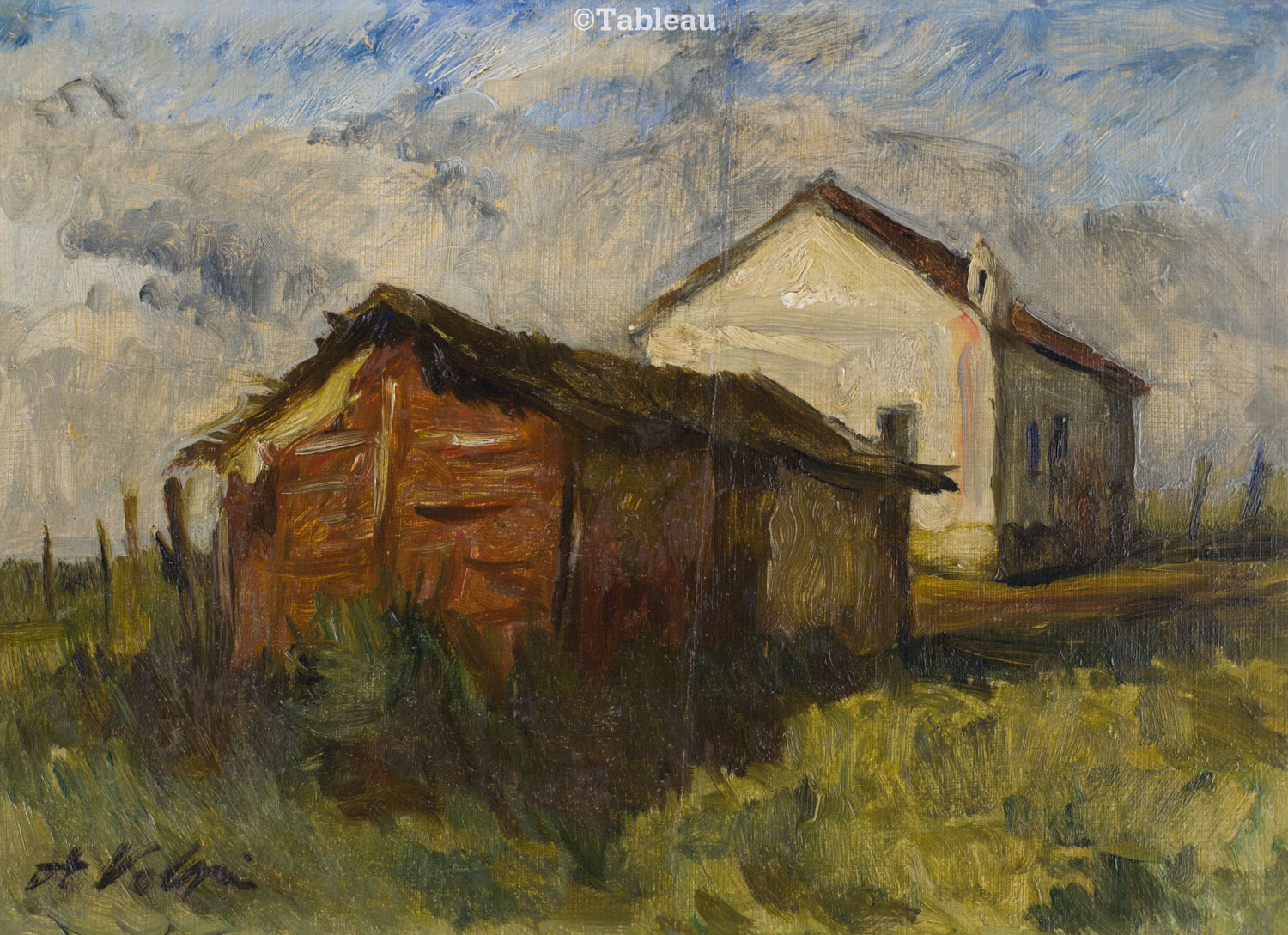 Alfredo Volpi - Paisagem