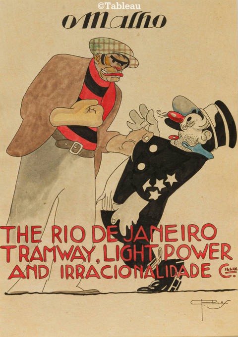 Capa da revista "o malho"