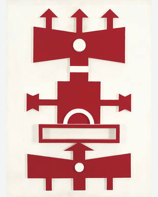 Rubem Valentim - Pintura 5 -Emblema relevo