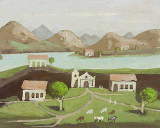 Fulvio Pennacchi - Paisagem com Montanha ao Fundo