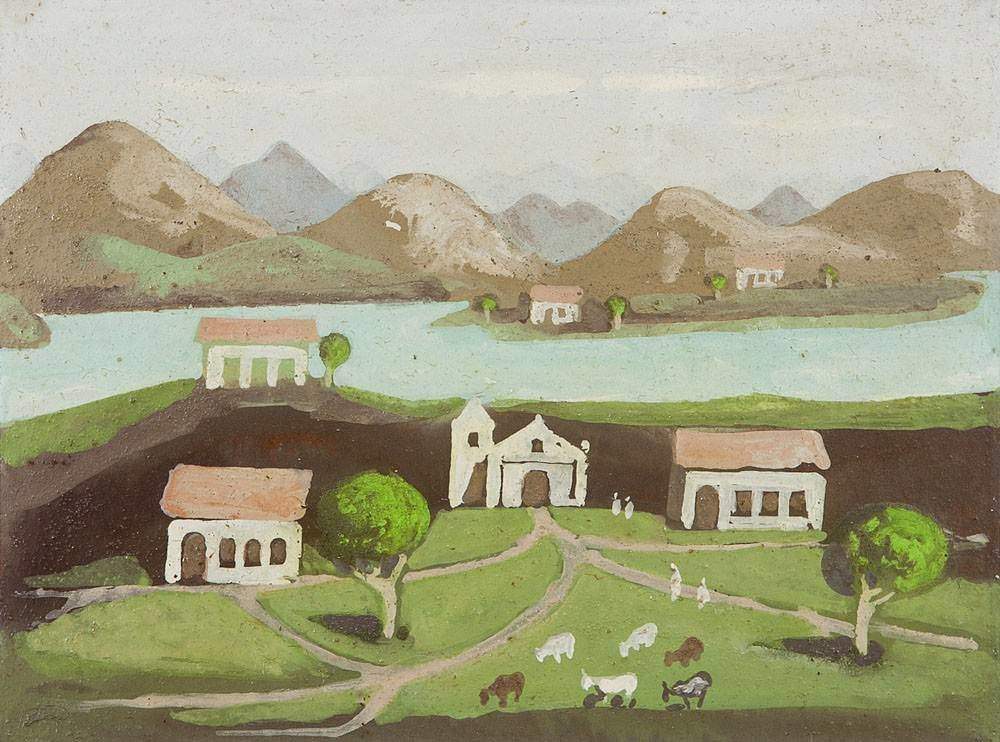 Paisagem com Montanha ao Fundo