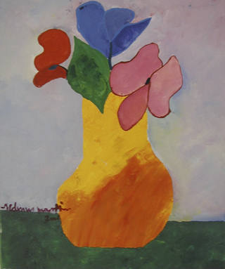 Aldemir Martins - Vaso com flores