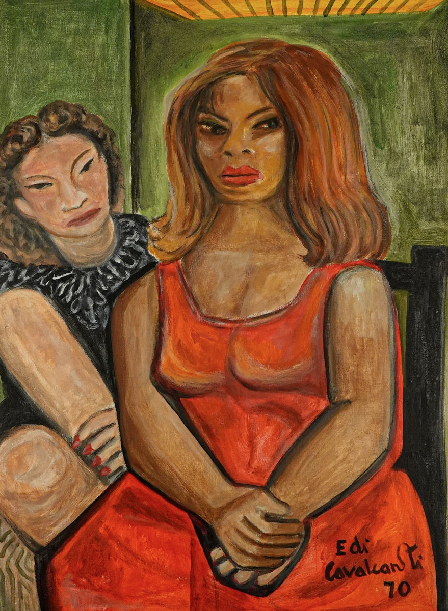 Mulata de vermelho