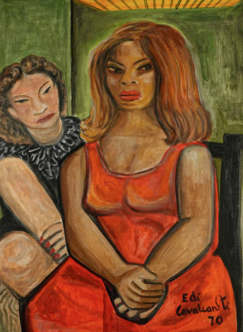 Mulata de vermelho