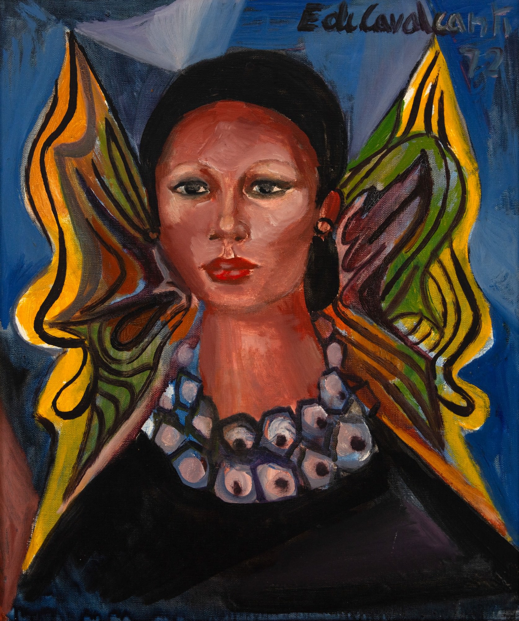 Emiliano di Cavalcanti - Figura Feminina Com Colar