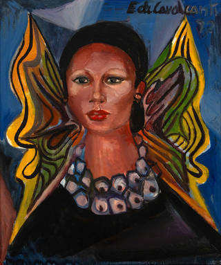 Emiliano di Cavalcanti - Figura Feminina Com Colar