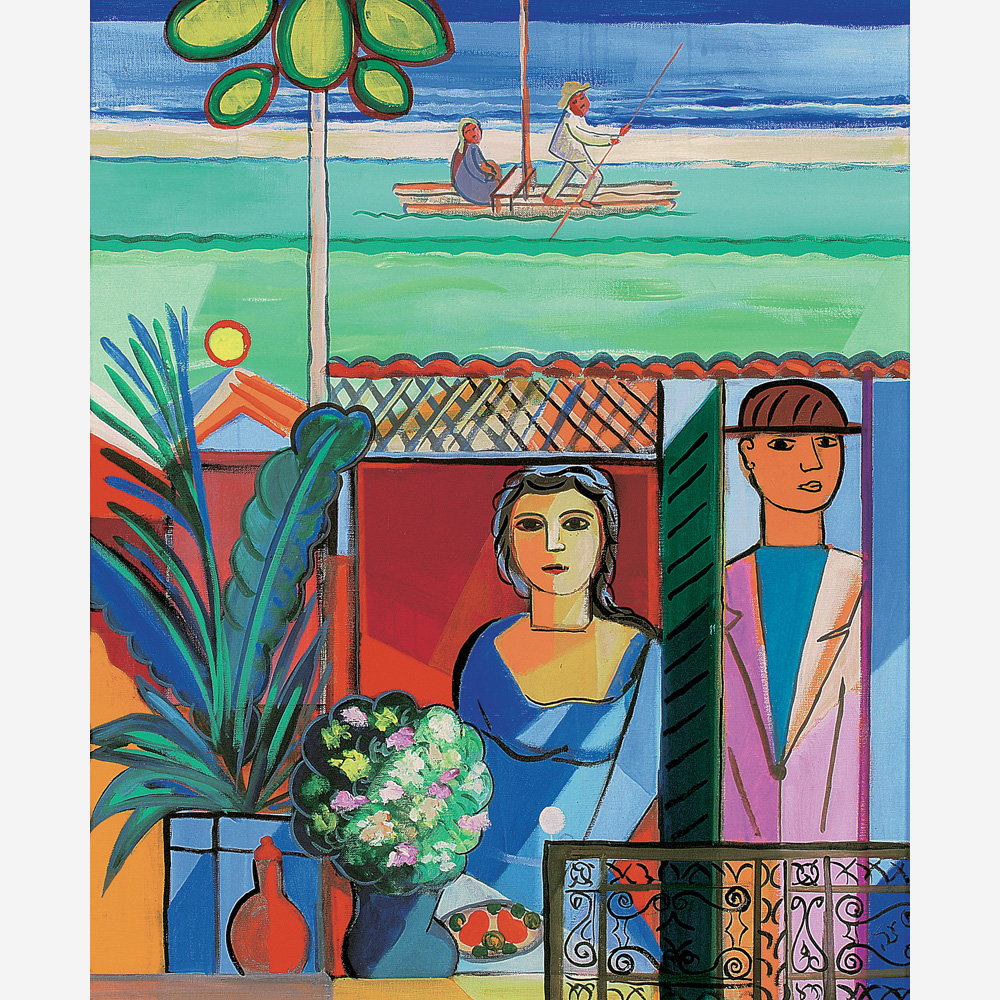 Cícero Dias - Casal na varanda