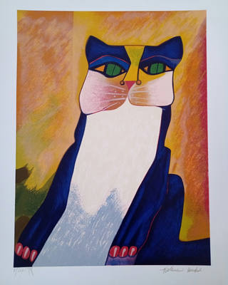Aldemir Martins - Gato Azul
